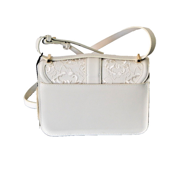 TED BAKER London Ginn Marie Floral Embroidered Crossbody Shoulder Bag Ivory NWT - Picture 3 of 14